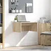 vidaXL Bureau mural Chêne Sonoma 60 x 45 x 30 cm Bois d'ingénierie