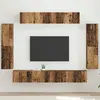 vidaXL 4 pcs Bois Ancien
