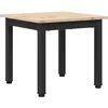 vidaXL vidaXL Table basse Naturel 40 x 40 x 36 cm Bois de pin massif