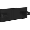 vidaXL Tête de lit avec armoire 3 pcs Chêne noir Bois d'ingénierie