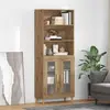 vidaXL Haut Armoire Chêne artisanal 69,5 x 32,5 x 180 cm