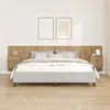 vidaXL Tête de lit avec armoire avec tiroir 3 pcs Chêne artisanal