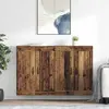 vidaXL Armoires murales 2 pcs vieux bois 69,5 x 34 x 90 cm