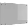 vidaXL Dos de cuisine 2 pcs gris clair 80 x 60 cm Verre trempé