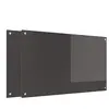 vidaXL Protection de cuisine 2 pcs Gris foncé 100 x 60 cm verre trempé