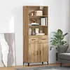 vidaXL Haut Armoire avec tiroir Chêne artisanal 69,5 x 34 x 180 cm
