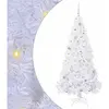 Sapin de Noël artificiel avec 300 LED Blanc 180 cm PVC et Acier vidaXL