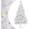 Sapin De Noël Artificiel À Branches Articulées Blanc 270 Cm Vidaxl