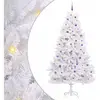 Sapin De Noël Artificiel À Branches Articulées Blanc 270 Cm Vidaxl