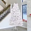 Sapin De Noël Artificiel À Branches Articulées Blanc 300 Cm Vidaxl