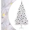 Sapin De Noël Artificiel À Branches Articulées Blanc 210 Cm Vidaxl