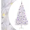 Sapin De Noël Artificiel À Branches Articulées Blanc 180 Cm Vidaxl