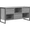 vidaXL Armoire TV gris Sonoma 100 x 36 x 49,5 cm Bois composite