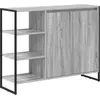 vidaXL vidaXL Meuble d'appoint Gris Sonoma 96,5 x 30 x 75 cm