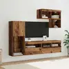 vidaXL vidaXL Meubles TV muraux 6 pcs Bois ancien Bois d'ingénierie