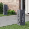 vidaXL vidaXL Lumière de chemin LED solaire 2 pcs Anthracite