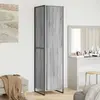 vidaXL Garde-robe 2 pcs Gris Sonoma 50 x 50 x 200 cm Bois d'ingénierie