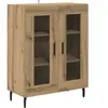 vidaXL Buffet Chêne artisanal 69,5 x 34 x 90 cm Bois d'ingénierie