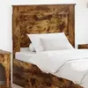 vidaXL Tête de lit avec tête de lit Chêne fumé 80 cm Bois d'ingénierie