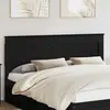 vidaXL Tête de lit Chêne noir 200 cm Bois d'ingénierie