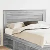 vidaXL Tête de lit Bois Ancien 140 cm Bois d'ingénierie