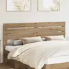 vidaXL Tête de lit en chêne Artisan 200 cm Bois composite