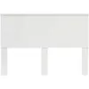 vidaXL Tête de lit Blanc Brillant 140 cm Bois d'ingénierie