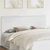 vidaXL Tête de lit blanc brillant 200 cm Bois composite