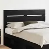 vidaXL vidaXL Tête de lit Chêne noir 140 cm Bois d'ingénierie