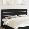 vidaXL vidaXL Tête de lit Chêne noir 200 cm Bois d'ingénierie