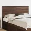 vidaXL Tête de lit marron imitation chêne 140 cm Bois composite