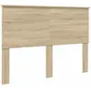 vidaXL Tête de lit en chêne Sonoma 140 cm Bois composite