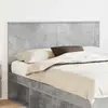 vidaXL Tête de lit avec tête de lit Béton Gris 150 cm Bois composite