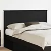 vidaXL Tête de lit en bois noir imitation chêne 140 cm
