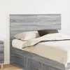 vidaXL Tête de lit gris Sonoma 120 cm Bois composite