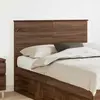 vidaXL Tête de lit marron imitation chêne 120 cm Bois composite