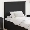 vidaXL Tête de lit en bois noir imitation chêne 100 cm