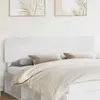 vidaXL Tête de lit blanc brillant 180 cm Bois composite