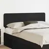 vidaXL Tête de lit en bois noir imitation chêne 160 cm