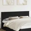 vidaXL Tête de lit noir imitation chêne 180 cm Bois composite