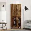 vidaXL Haut Armoire Bois ancien 69,5 x 34 x 180 cm Bois d'ingénierie