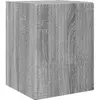 vidaXL Meuble TV mural Gris Sonoma 30 x 31 x 40 cm Bois d'ingénierie