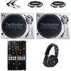 Technics SL-1200MK7 pack débutant platine vinyle DJ avec table de mixa...