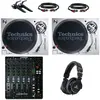 Technics SL-1200MK7 pack débutant platine vinyle DJ avec table de mixa...