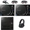 Pioneer DJ PLX-1000 pack débutant platine vinyle DJ avec table de mixa...