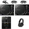 Pioneer DJ PLX-1000 Pack débutant platine vinyle DJ avec table de mixa...