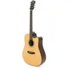 Fazley Delora CE guitare électro-acoustique folk avec housse