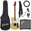 JET Guitars JT-300 Blonde pack débutant guitare électrique