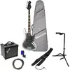Mooer MBJ412 Dark Silver Pack Débutant Basse Électrique
