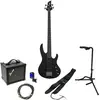 ESP LTD B-10 Kit Black Satin kit de démarrage pour guitare basse élect...